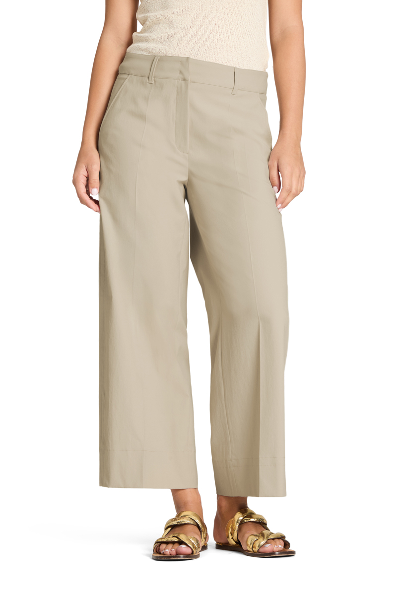 Cambio 7/8 textile pants CARA- desert taupe/ beige