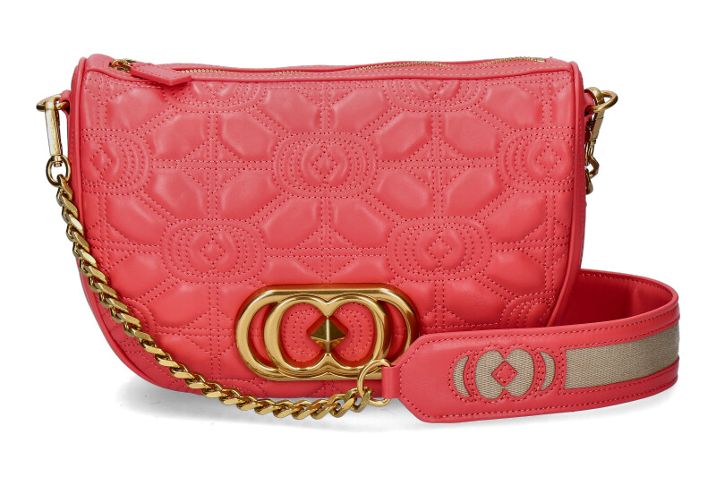 La Carrie shoulder bag LEATHER CORAL