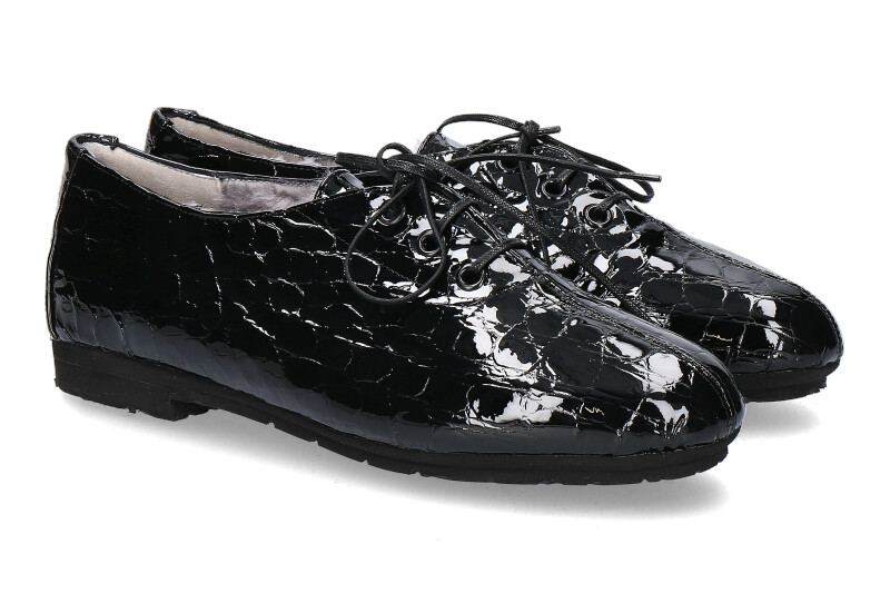 Thierry Rabotin lace-up lined BRIGITTA DRILLO NERO