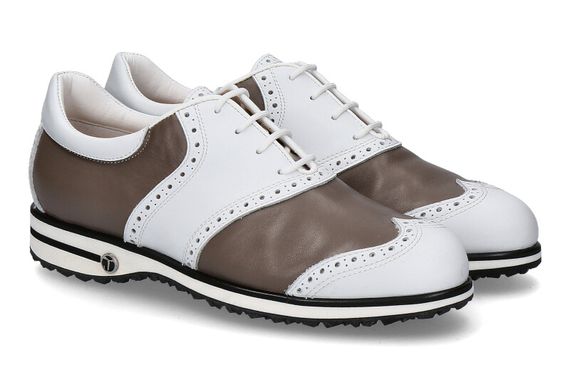 Tee Golf golf shoe for women SUSY VITELLO BIANCO TOPO WATERPROOF