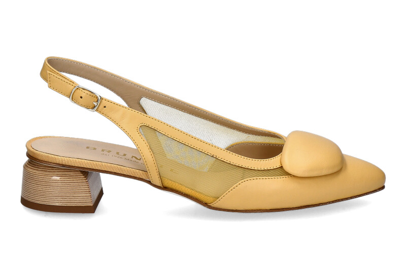 Brunate sling pumps FLEX NAPPA TULLE ZUCCA