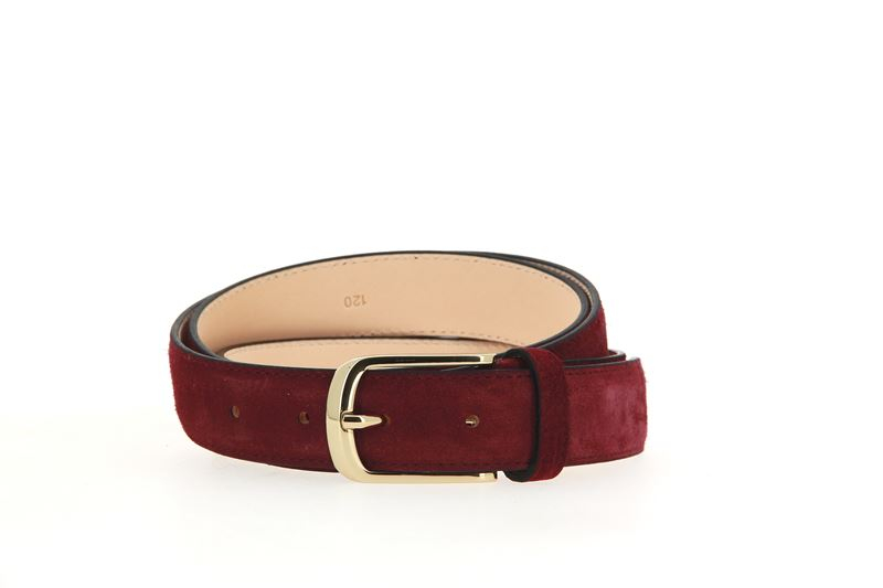 Attilio Giusti Leombruni belt CHERRY