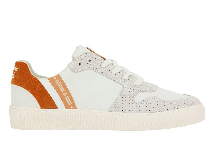 Scotch & Soda sneaker LAURITE SUEDE LEATHER WHITE