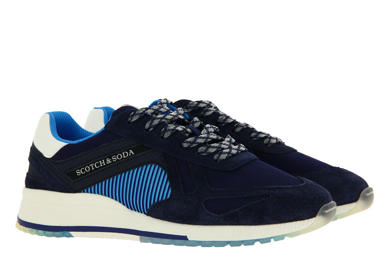 Scotch & Soda sneaker VIVEY SUEDE NYLON BLUE MULTI