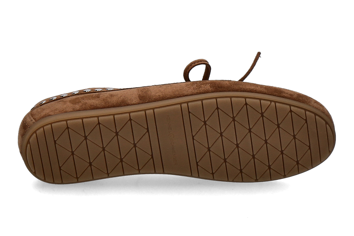 Kennel  Schmenger Mokassin DROP SUEDE- caramel silver_236300034_4