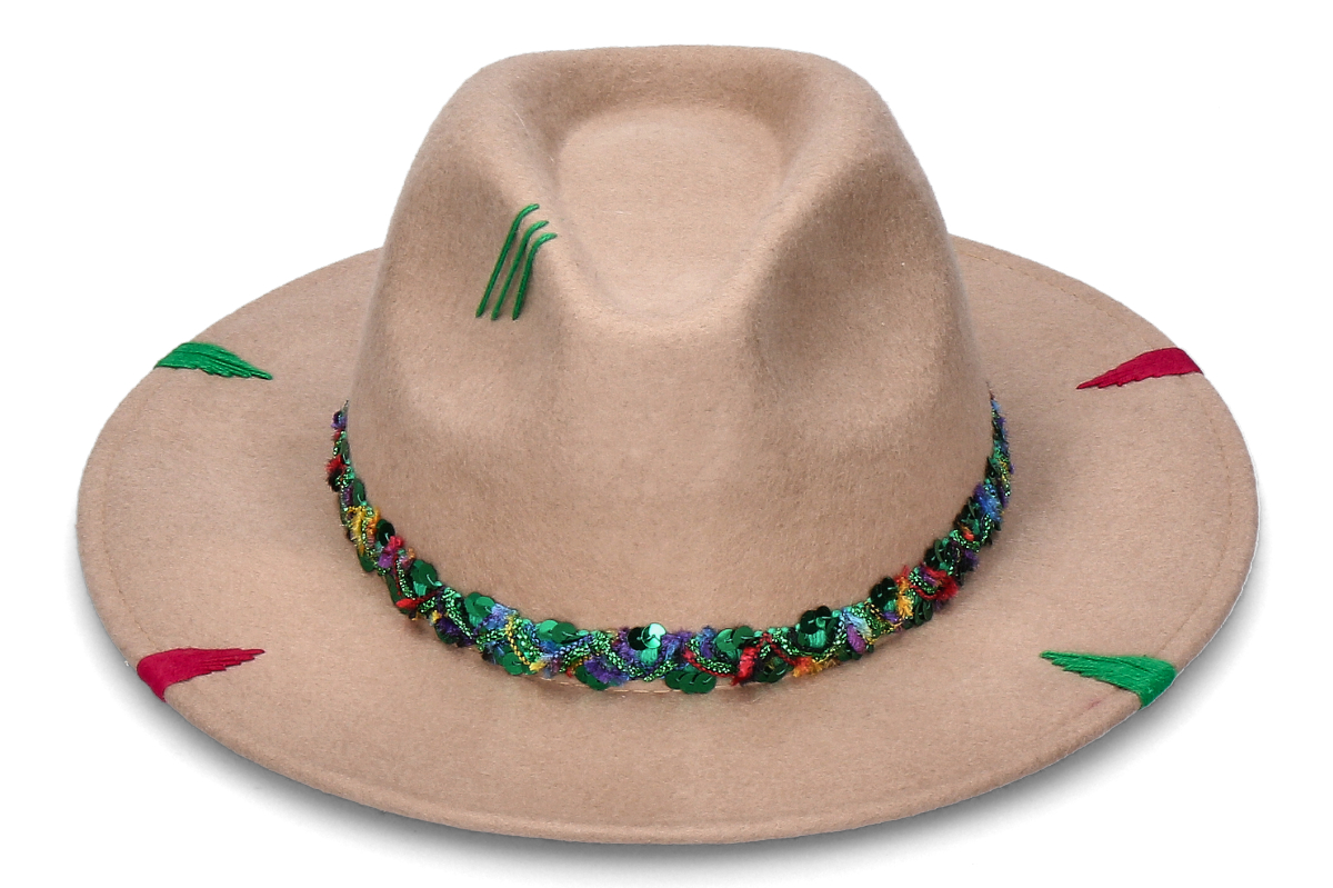 The Hat Gang straw hat MADAGASCAR- marrone/ dark brown