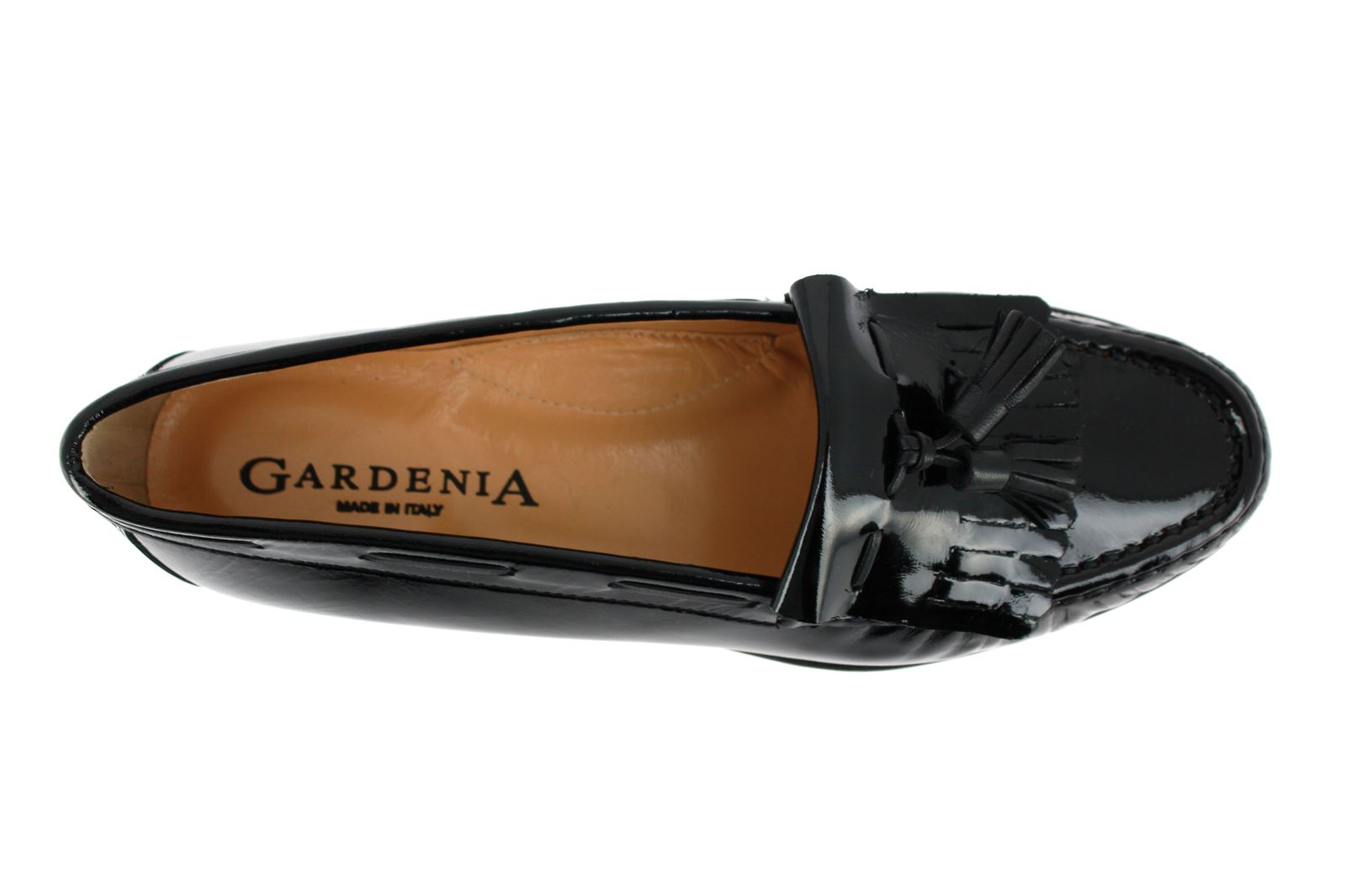 Gardenia Moccasins LACK NERO