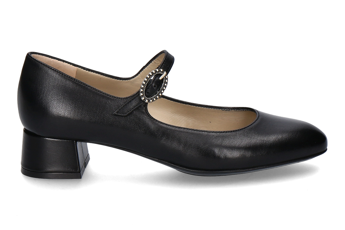 dirndl + bua buckle pumps ZIEGENNAPPA- black