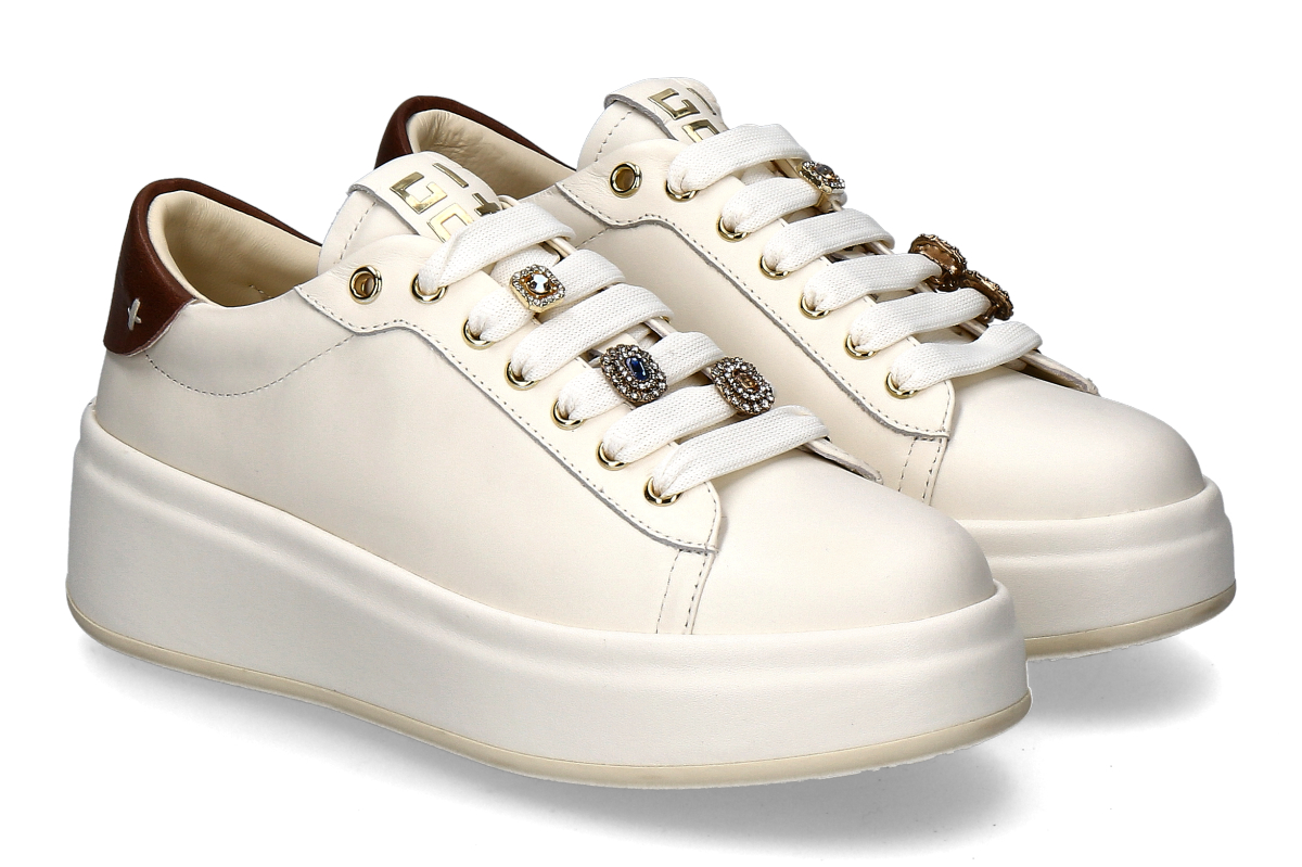 Gio+ women's- sneaker OLIVA04 COMBI- latte caramello/ cremé
