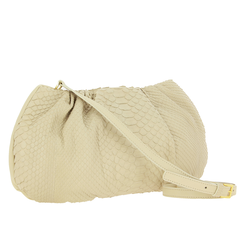 Silvano Biagini clutch PITONE BEIGE