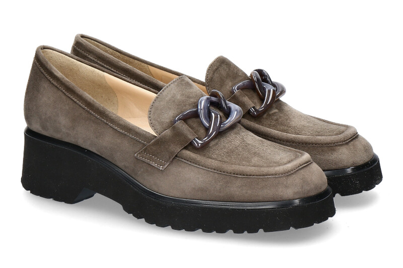 Brunate loafer VERA CAMOSCIO FOREST