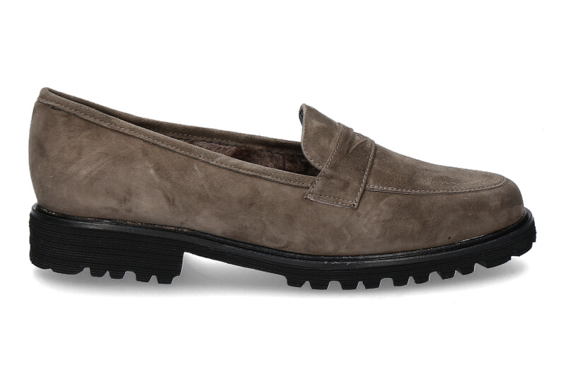 Brunate slipper lined TANK CAMOSCIO FOREST