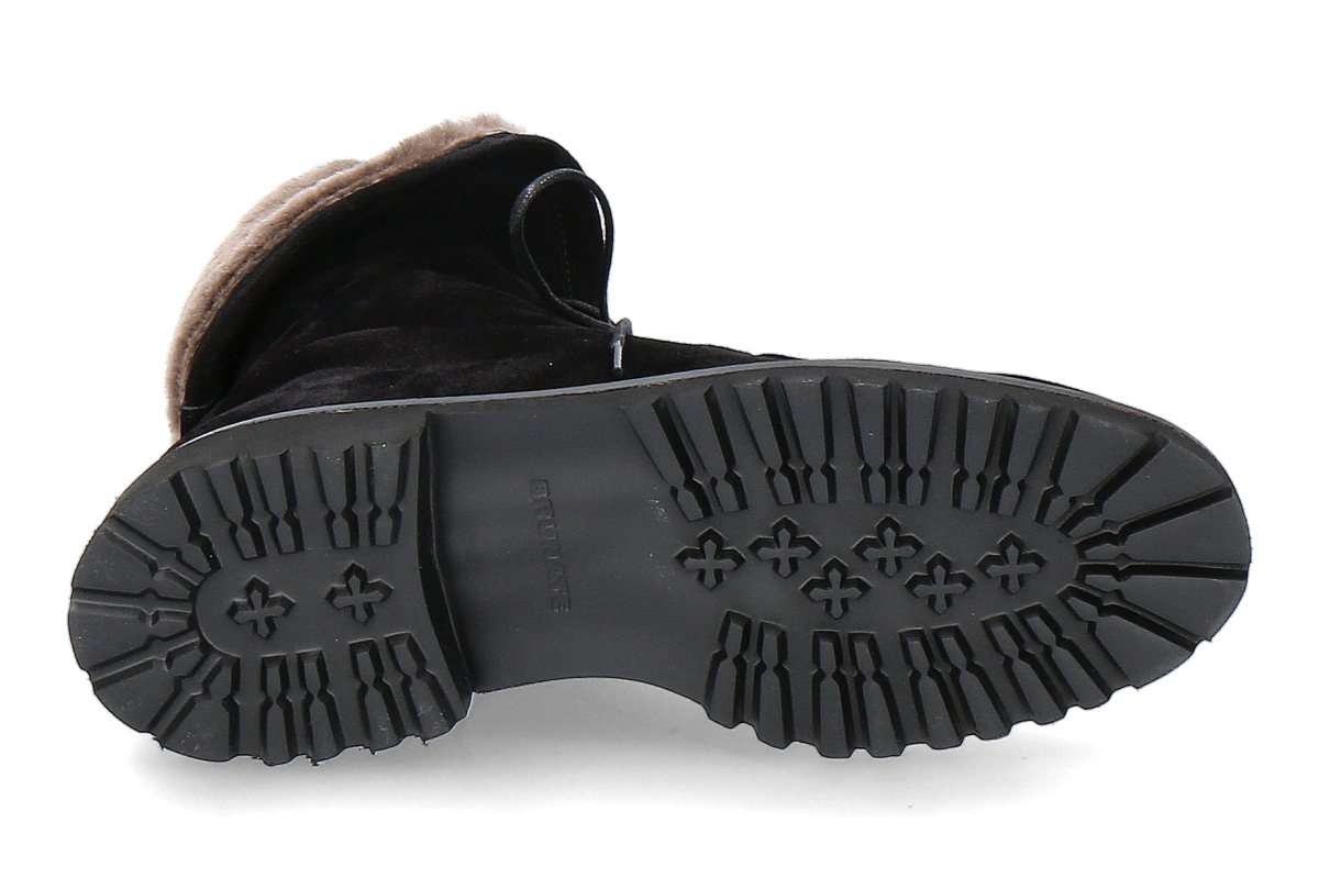 Brunate Bootie gefüttert HELLEN CAMOSCIO- nero_264000132_4