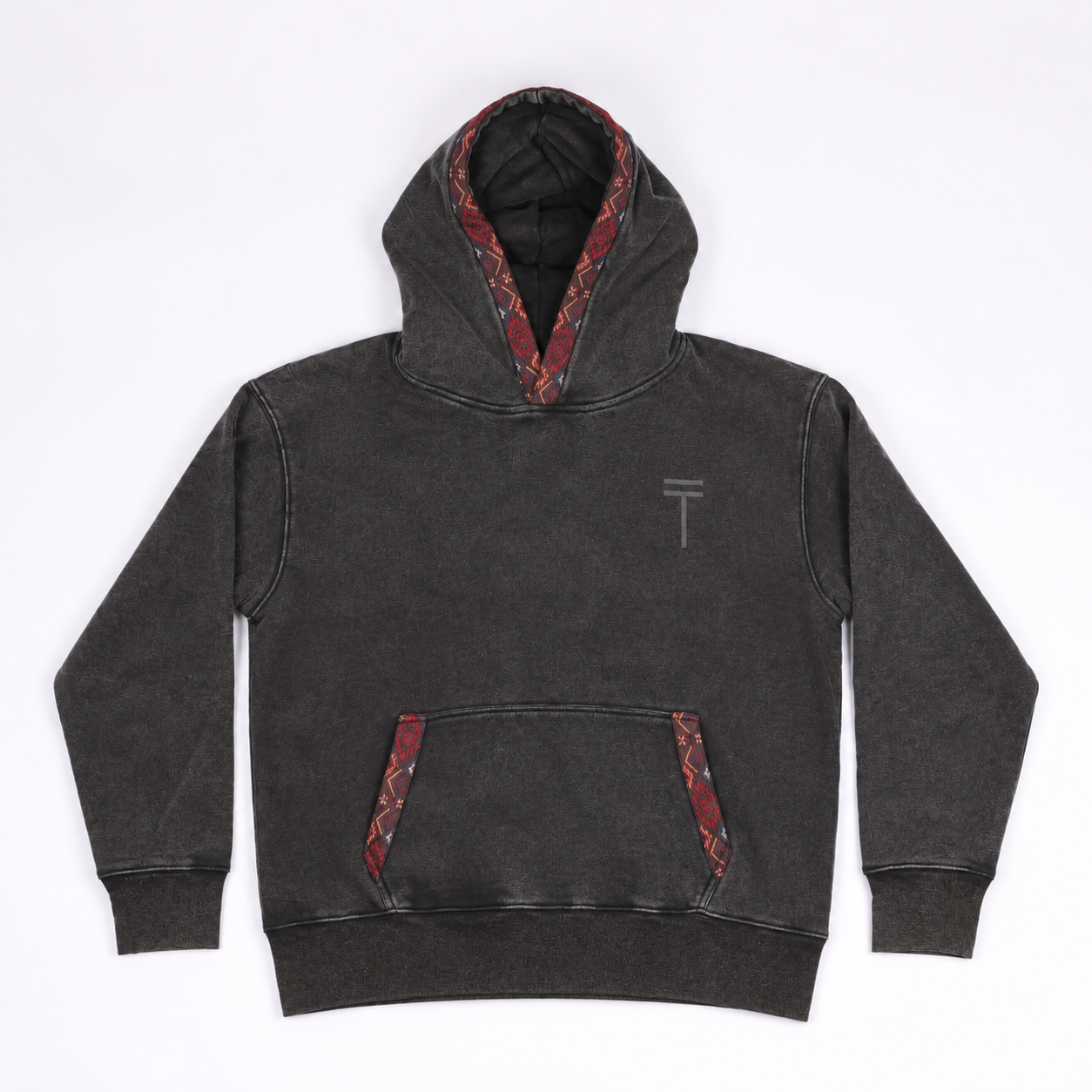 Tooco Hoodie FRENCH TERRY- black/ schwarz