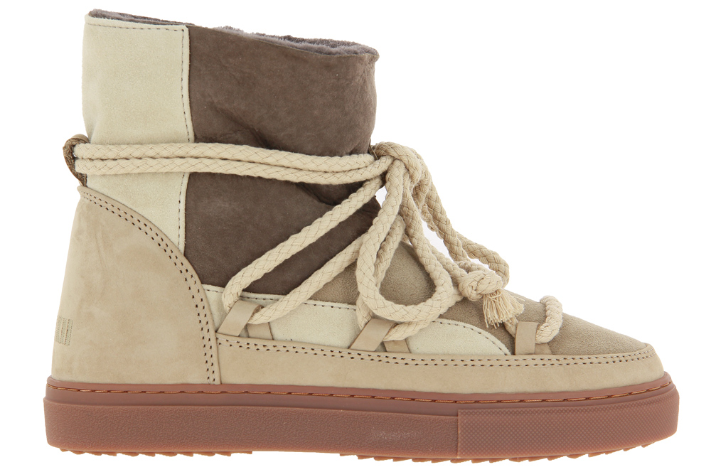 INUIKII sneaker boots lined PATCHWORK BEIGE