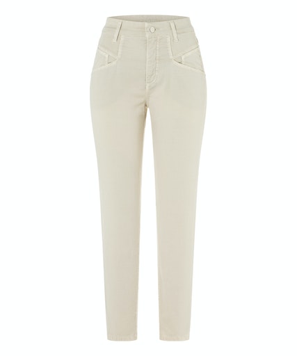 Cambio trousers KACIE -summer wheat greige