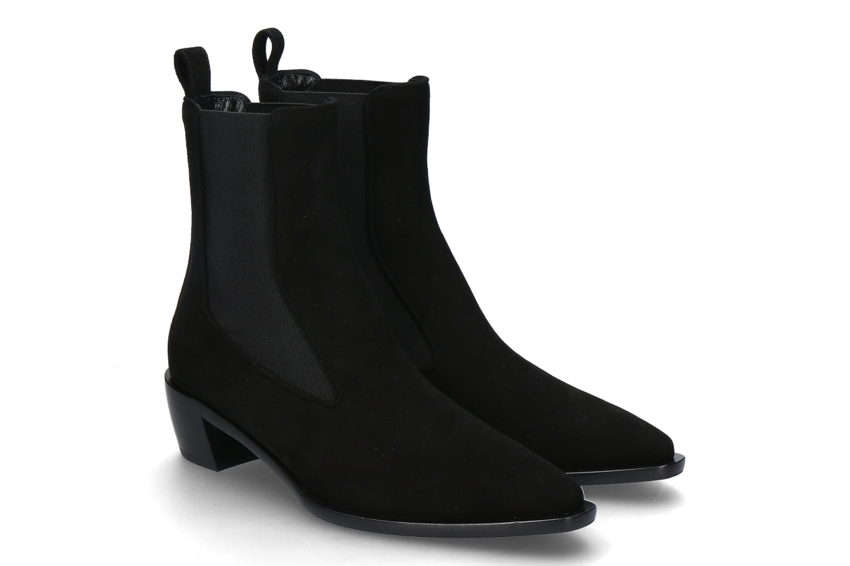 Unützer Chelsea Boot CAMOSCIO- 10 black/schwarz