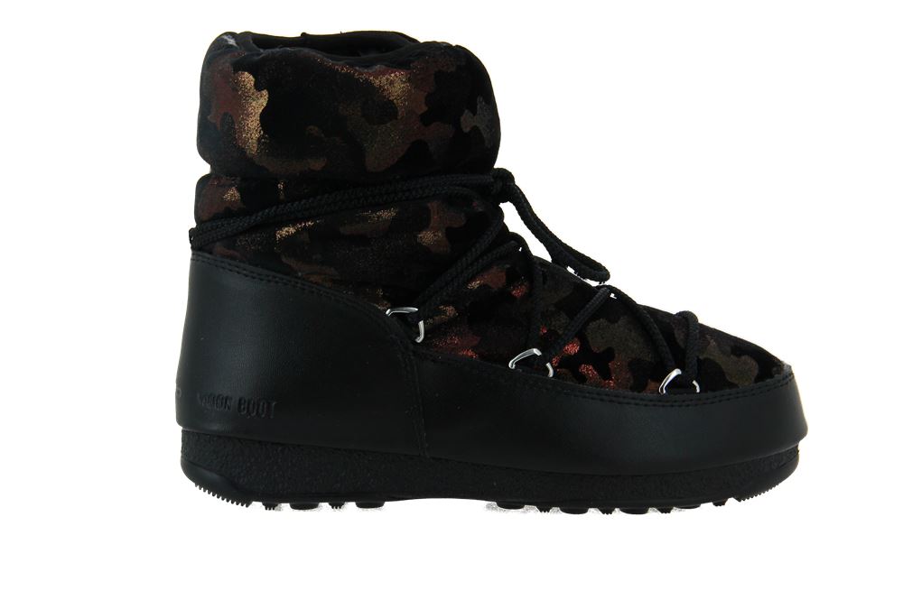 Moon Boot snow boots LOW CAMU BLACK BRONZE