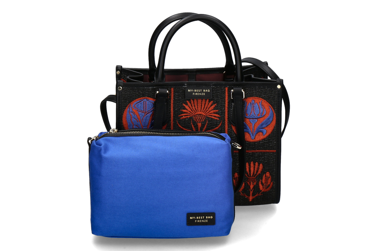 My-Best Bag Firenze bag ATENA LIBERTY- black/ multicolor