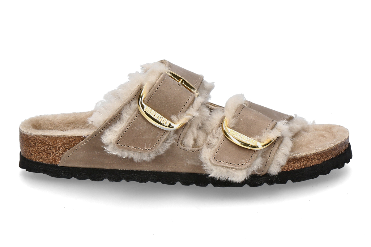 Birkenstock Pantolette gefüttert ARIZONA SCHMAL BIG BUCKLE- tabacco brown