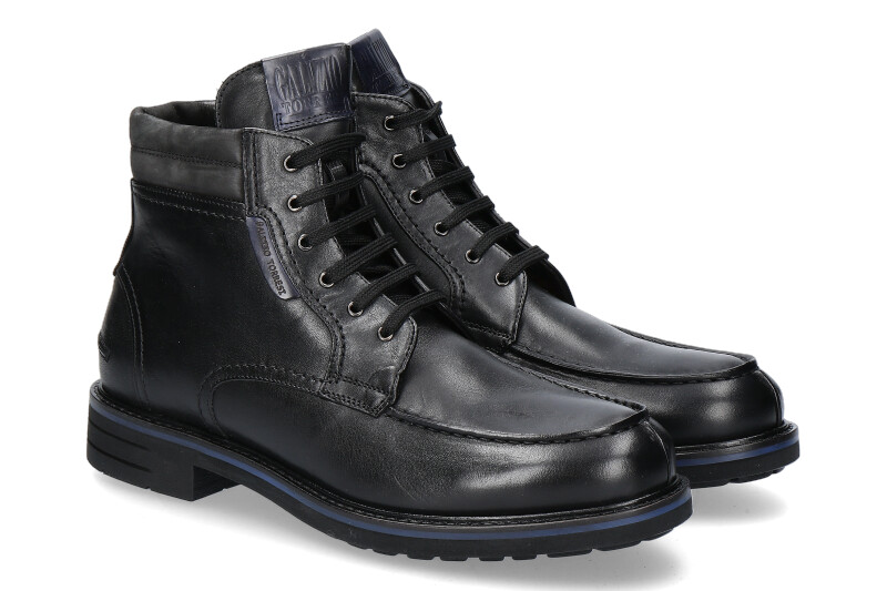 Galizio Torresi boots lined VITELLO KING NERO