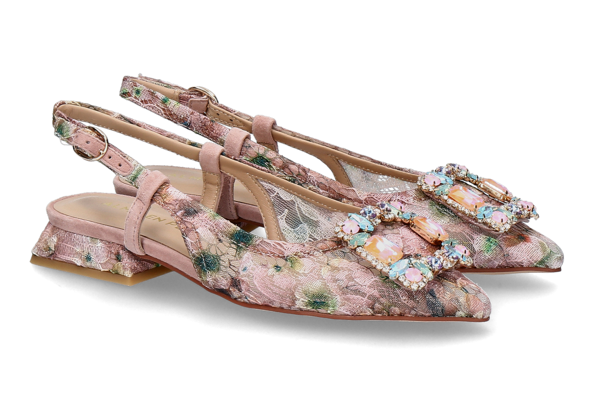 Alma en pena slingback ballerina LAOS PINK- multicolor