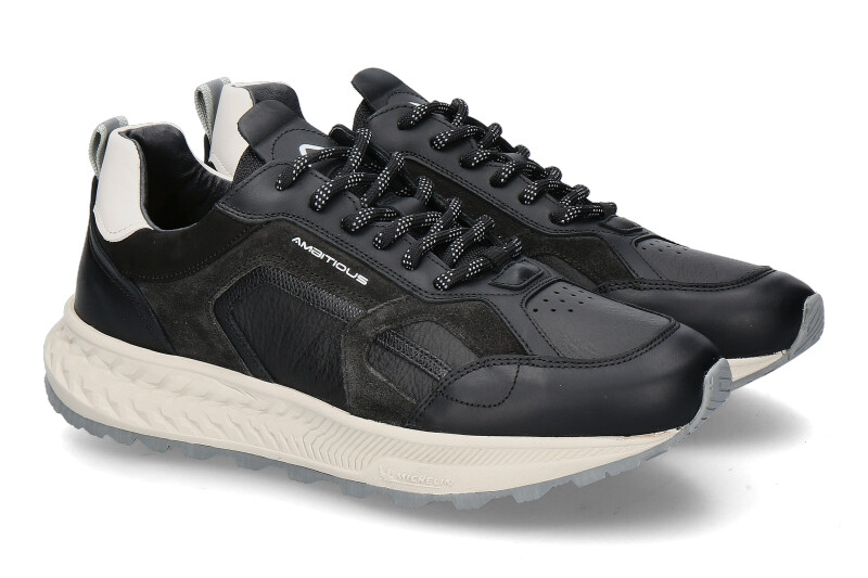 Ambitious men's sneaker 13393B NAPPA- schwarz