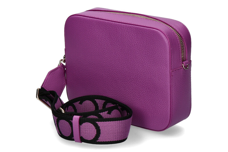 Coccinelle shoulder bag GRAIN LEATHER METALLIC SOFT DAHLIA