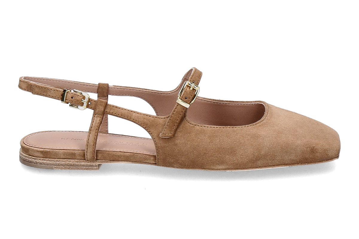Kennel & Schmenger Slingballerina LEILA SUEDE- golden brown/ mittelbraun