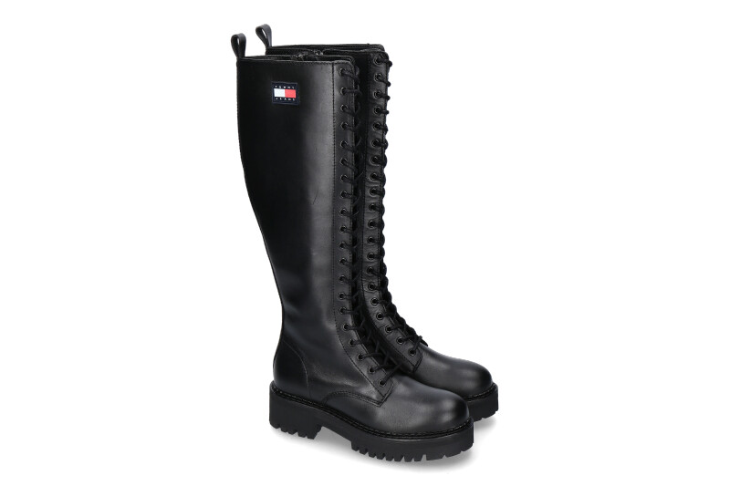 Tommy Hilfiger boots URBAN LONG SHAFT- schwarz