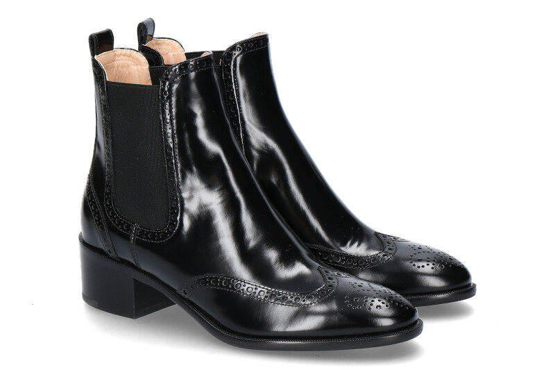 Unützer Chelsea boot SPAZZOLATO NERO