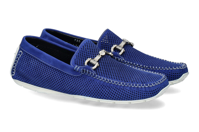 Aldo Bruè moccasin NUBUK SOFT BLU