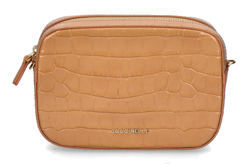 Coccinelle shoulder bag TEBE CROCO braun