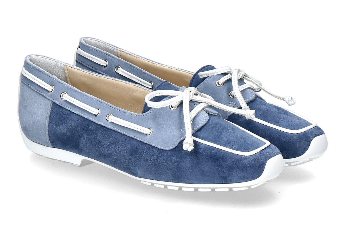 Mania Mokassin 1105 PROCAR BIANCO- lightblu/ lirio bianco/ white