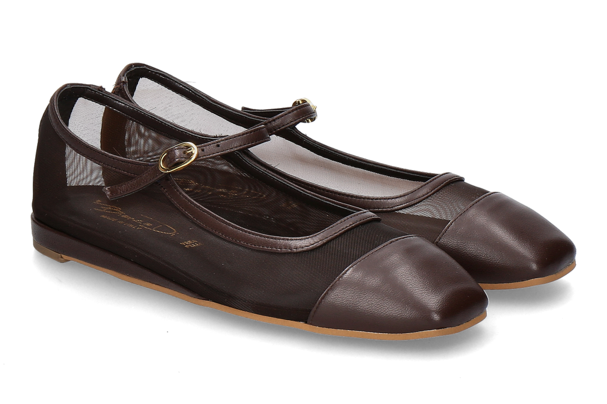 Bianca Di Ballerina NAPPA ZANZA- td moro/ dunkelbraun