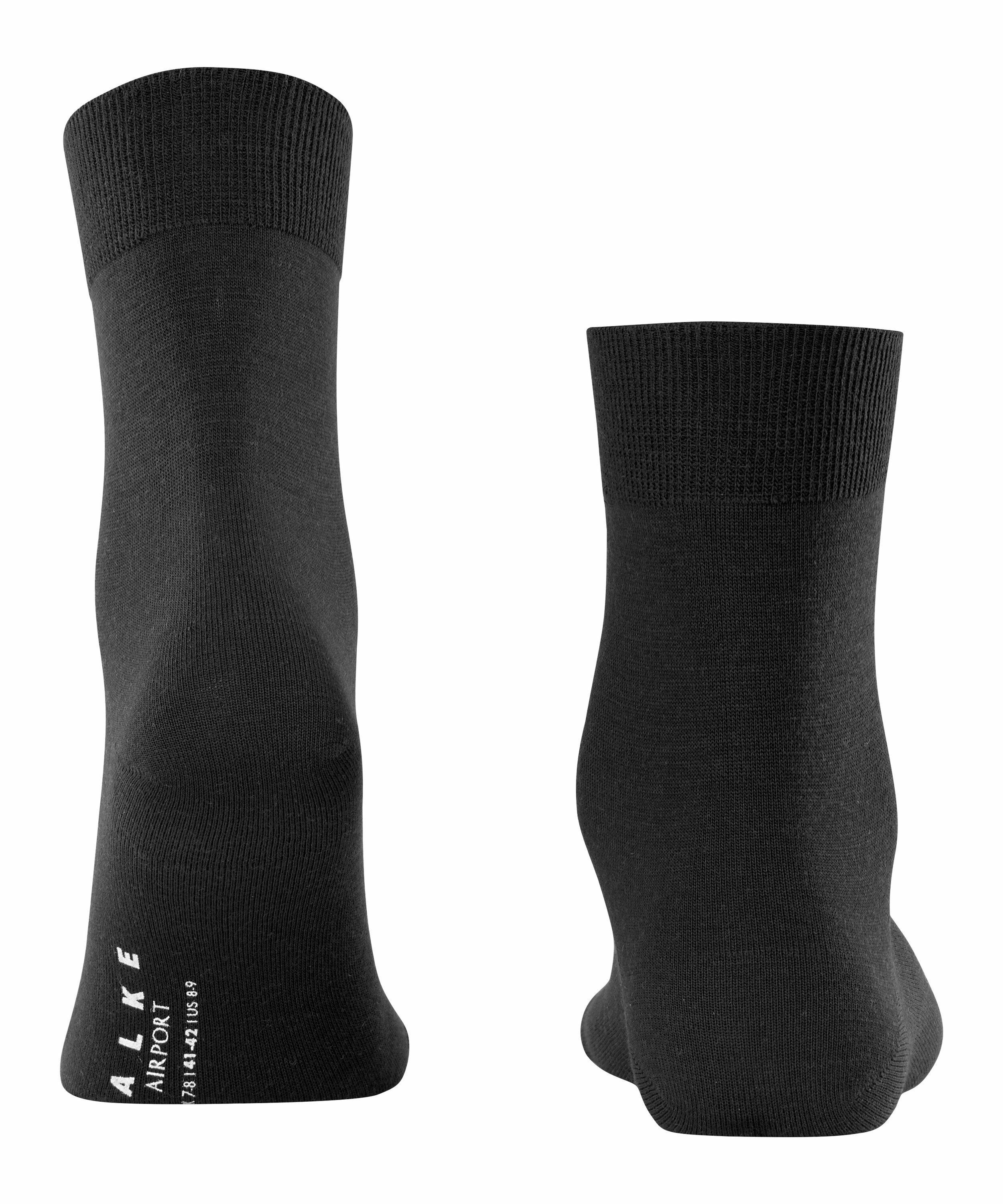 FALKE Airport mens socks BLACK