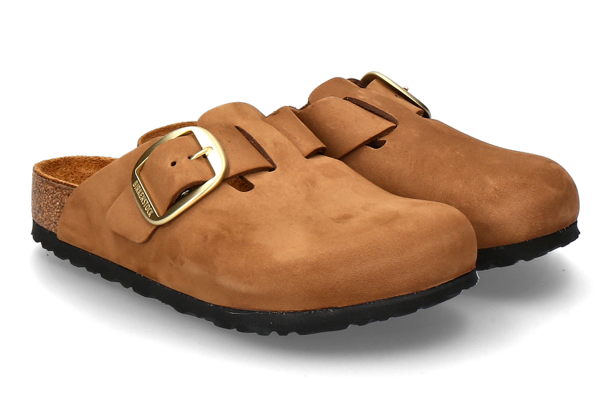 Birkenstock women's- clogs BOSTON REGULAR BIG BUCKLE- mink tonal/ brown