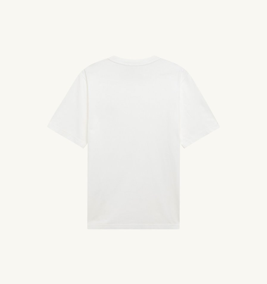 Autry wome's- t-shirt LOGO RED- white