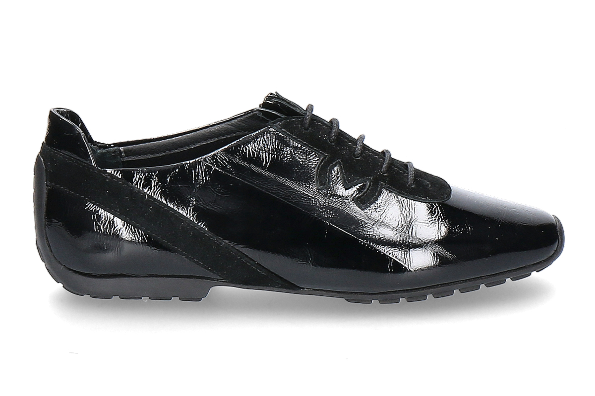 Mania lace-up NAPLACK CAMOSCIO NERO