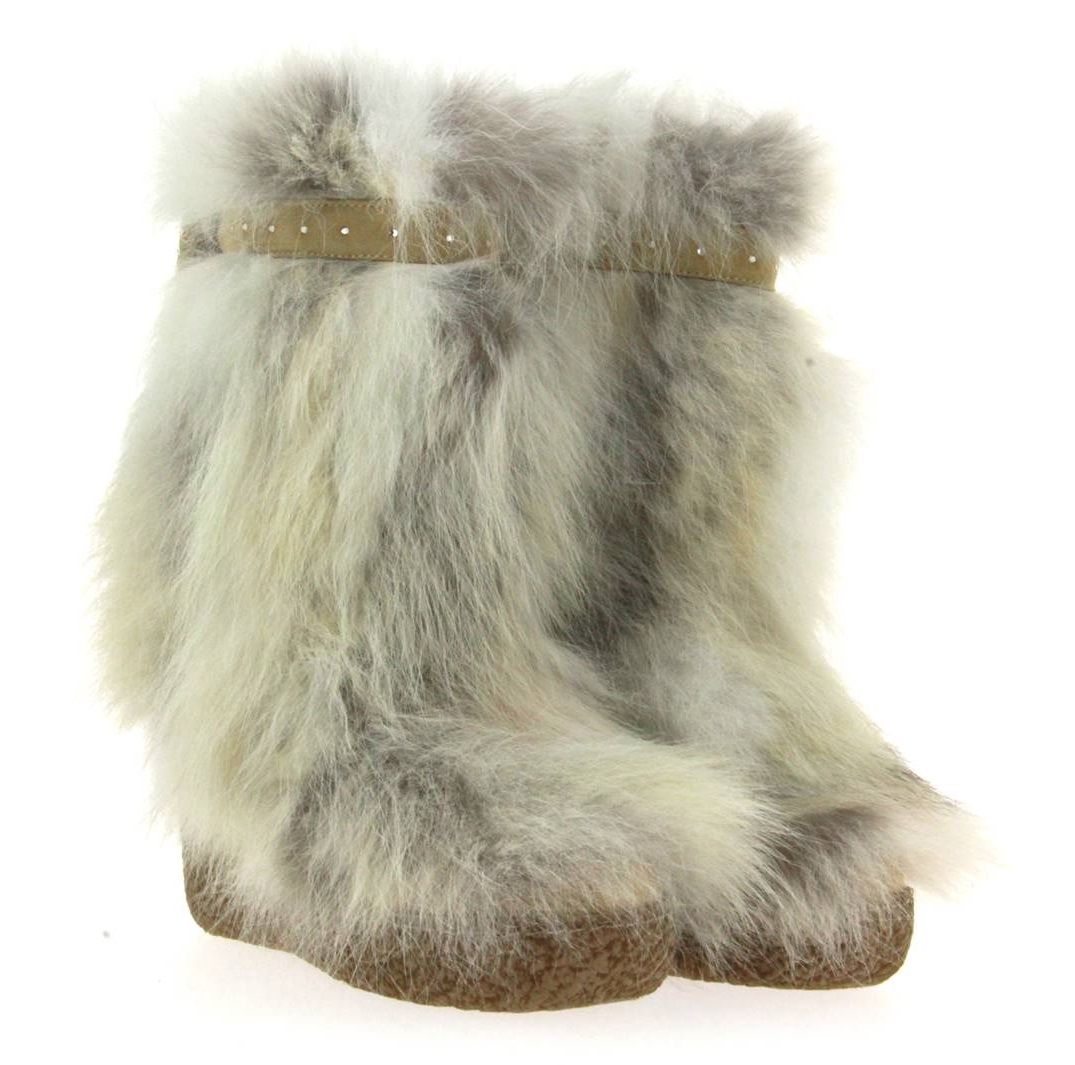 Diavolezza fur boots COYOTE