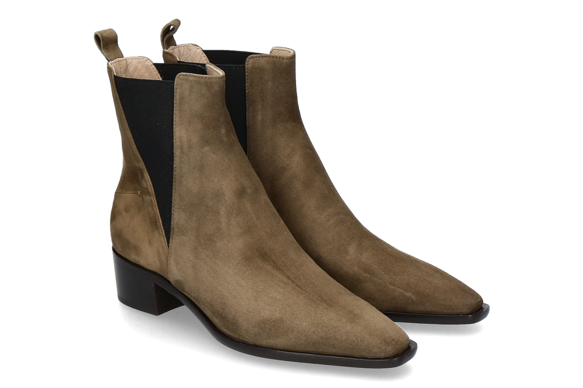 Pomme d'Or chelsea boot LIA REVERSE- military/ dark green