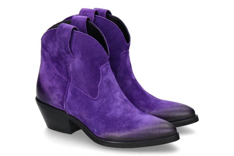 Lazamani western-boots 55.103 PURPLE- violett