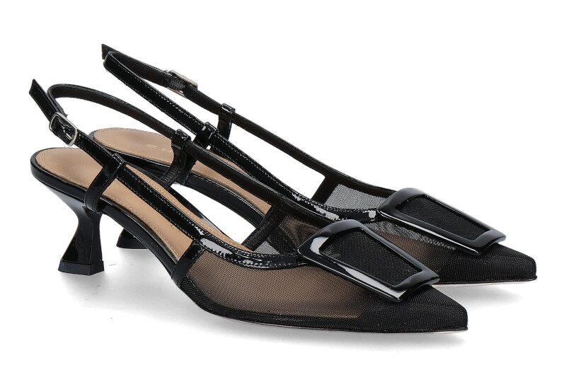 Chantal 1962 sling pumps VERNICE nera