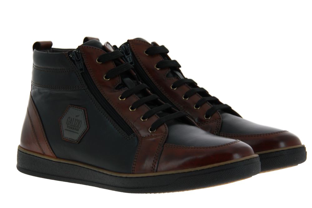 Galizio Torresi lined high-sneaker GOMMA BROWN