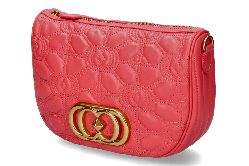 La Carrie shoulder bag LEATHER CORAL
