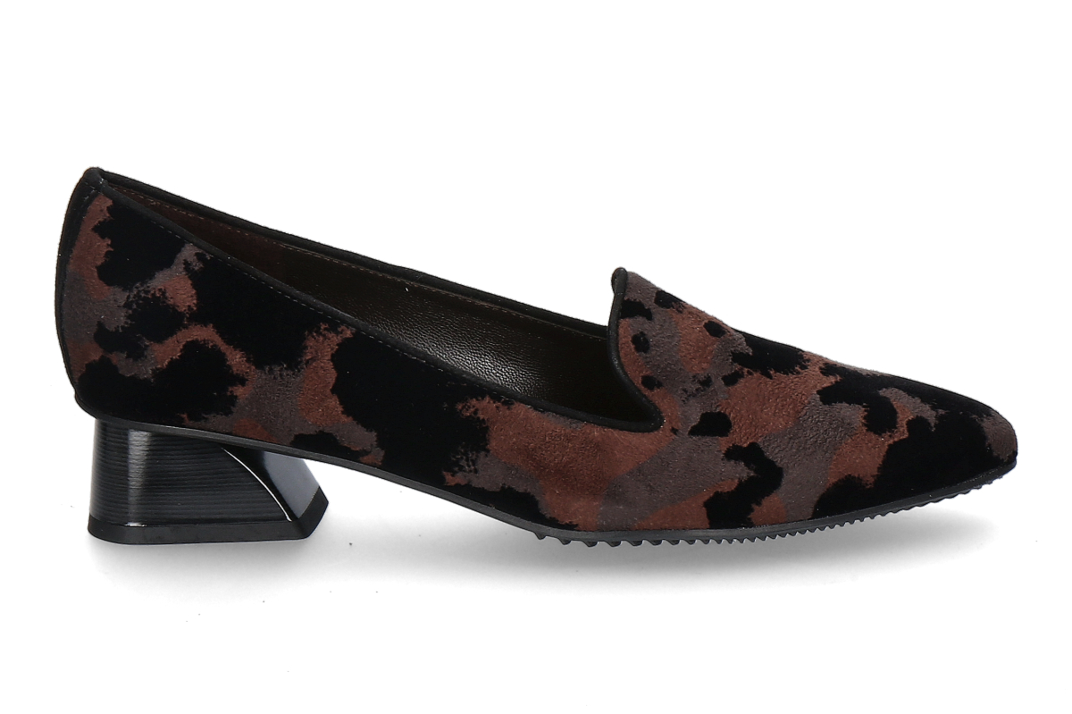 Brunate pumps MIMETIC CAMOSCIO- black/ brown