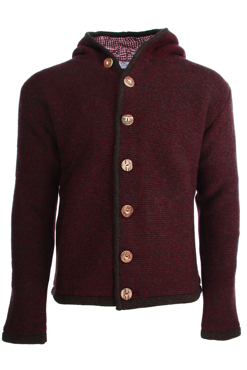 Liebling Tyrolean jacket THOMAS DELUXE BRAUN BORDO