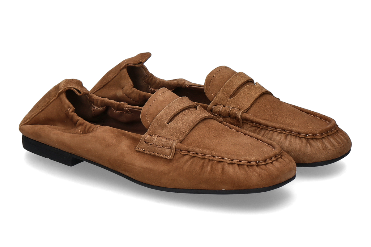 Copenhagen Women's- Mokassin CPH885 SUEDE- new brown