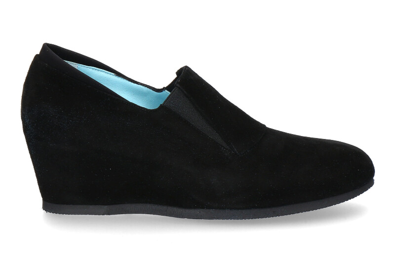 Thierry Rabotin wedge slipper TEONILLA CAMOSCIO NERO