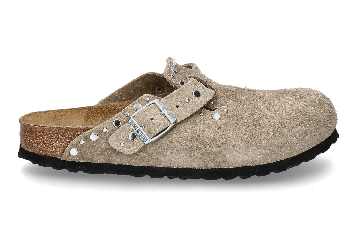 Birkenstock Damen- Clogs BOSTON RIVET BORDER- taupe_276300008_3